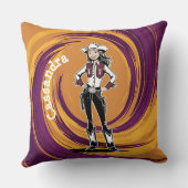 Oreillers à lancer de cow-girl (Verso)