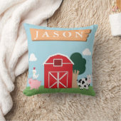 Oreillers à lancer de la pouponnière de Barnyard (Couverture)