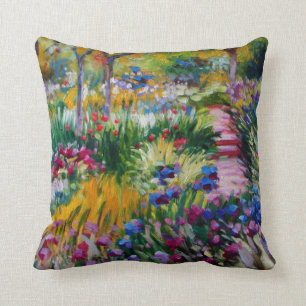 Oreillers à lancer du jardin de Monet Iris