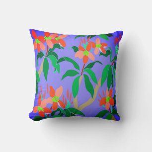 Oreillers à lancer Frangipani