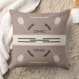 Oreillers à lancer géométrique rustique