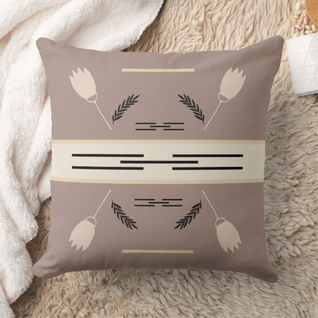 Oreillers à lancer géométrique rustique (Couverture)