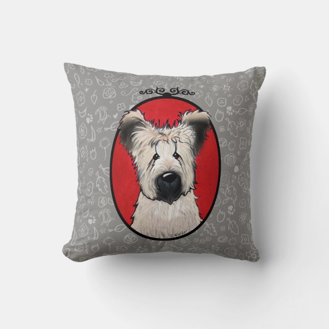 Oreillers à lancer KiniArt Briard (Recto)