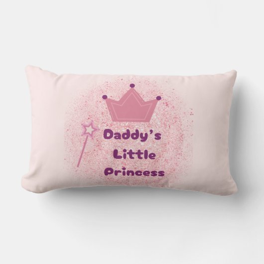 Oreillers à lancer princesse de papa (Recto)