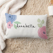 Oreillers à lancer rose et bleu pour filles person (Couverture)