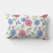 Oreillers à lancer rose et bleu pour filles person (Verso)