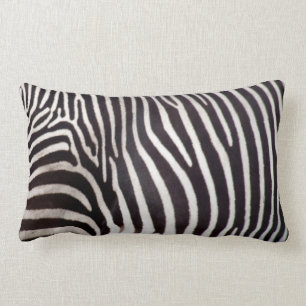 Oreillers à lancer Zebra Design personnalisés
