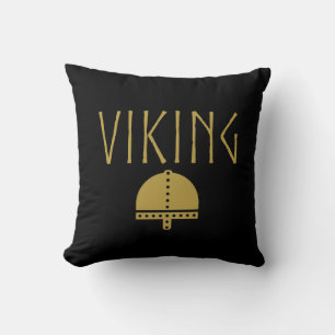Oreillers de lancer de casque Viking