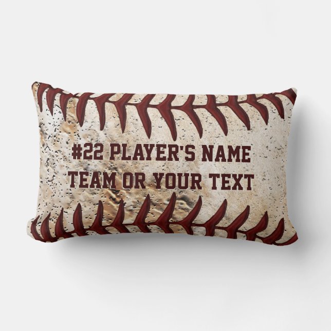Oreillers de l'équipe de baseball Super Cool avec  (Recto)