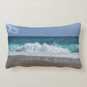 Oreillers de plage de la mer des vagues