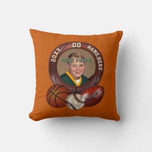 Oreillers de sport personnalisés avec photo