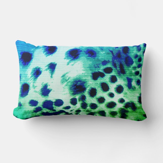 Oreillers Exotique Vert Empreinte de léopard Lumba (Recto)