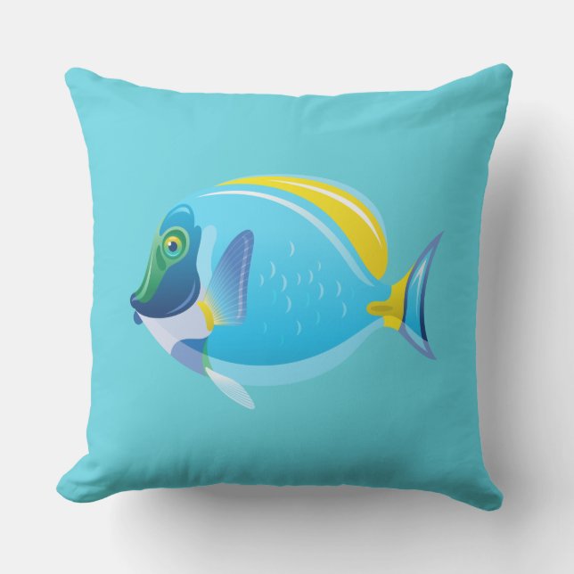 Oreillers extérieurs - Poisson Tropical (Recto)