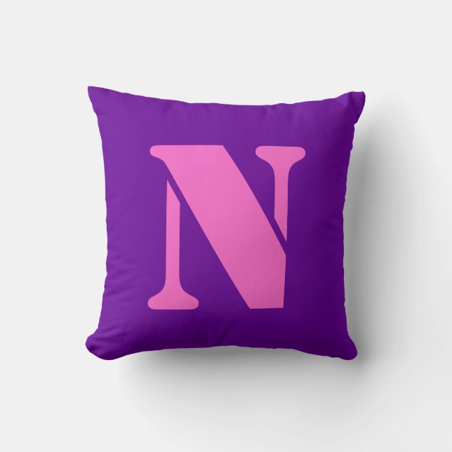Oreillers lettre N (Recto)