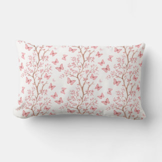 Oreillers Lombaires Papillons Et Fleurs