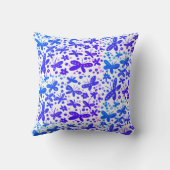 Oreillers papillons bleus (Verso)