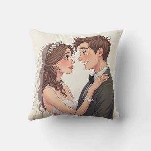 Oreillers pour anniversaire de mariage coussin