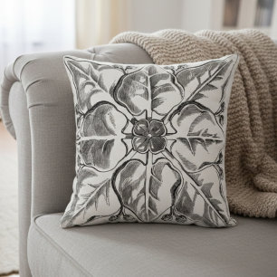 Oreillers Renaissance Fleur Artistique