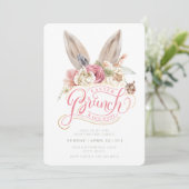 Oreilles de lapin | Invitation à un brunch de Pâqu (Debout devant)