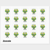 O'Reilly Coat of Arms Vierkante Sticker (Vel)