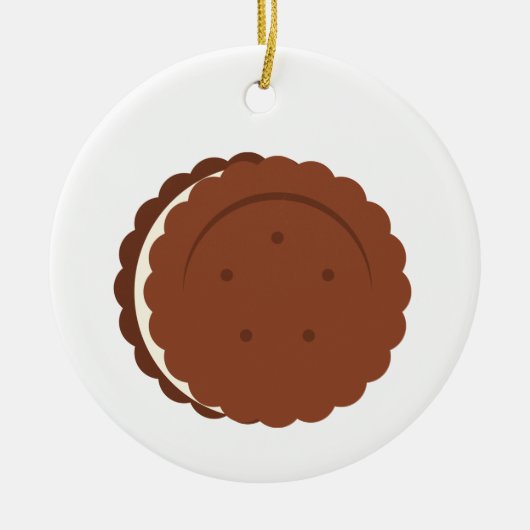 Oreo Cookie Keramisch Ornament (Voorkant)