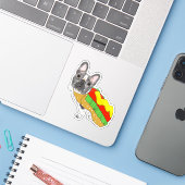 Oreo's Halloween kostuum Sticker (Laptop met iPhone)