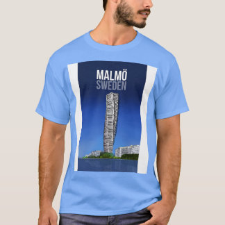 Oresund straat Malmo Zweden Scandinavisch T-shirt