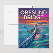 ORESUNDBRUG Zweden Briefkaart (Voorkant / Achterkant)