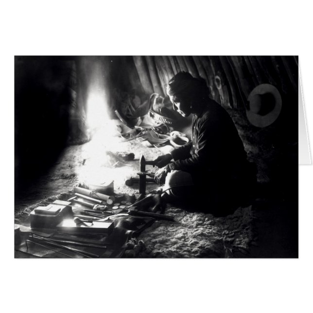 Orfèvre de Navajo, c.1915 (Devant horizontal)