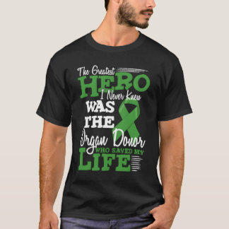 Orgaan Donor Citaat Ney Transplantatie En Hij Dono T-shirt