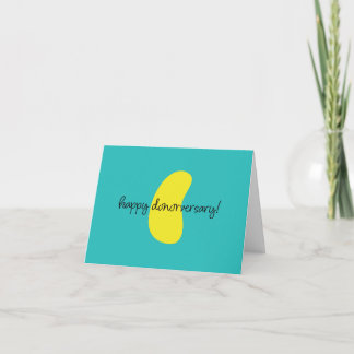 Orgaan Nier Gelukkige Donorversary Notitiekaart