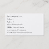 Orgaanbuizen visitekaartje - geschilderd (Achterkant)