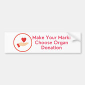 Orgaandonatie Bumpersticker (Voorkant)