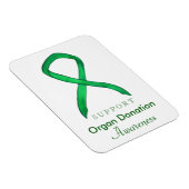 Orgaandonatie Groene Bewustmaking Ribbon Magnet Magneet (Rechterzijde)