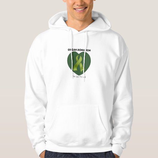 Orgaandonatie: Het leven Hoodie (Voorkant)