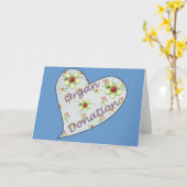 Orgaandonatie Kaart (Gele Bloem)