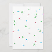 Orgaandonatie Transplant Fundraiser Invitation Kaart (Achterkant)