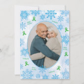 Orgaandonatie Transplantatie Kerst Vakantie Foto Feestdagenkaart (Voorkant)