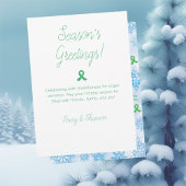 Orgaandonatie Transplantatie Kerst Vakantie Foto Feestdagenkaart