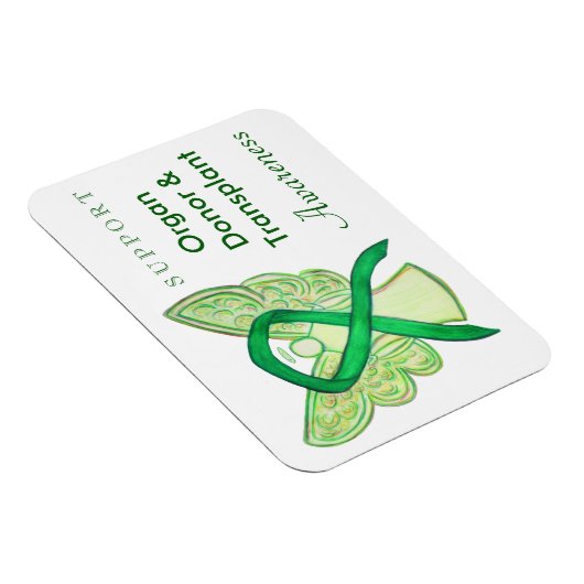 Orgaandonor en transplantatiebewustzijn magneet (Rechterzijde)