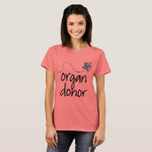 orgaandonor T-Shirt - Gepersonaliseerd (Voorkant volledig)
