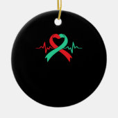 Orgaandonortransplantatie Warrior Surgery Keramisch Ornament (Voorkant)