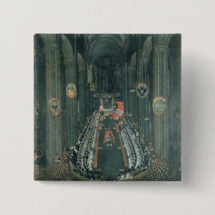 Orgaanpanel ,De zitting van de Raad Vierkante Button 5,1 Cm
