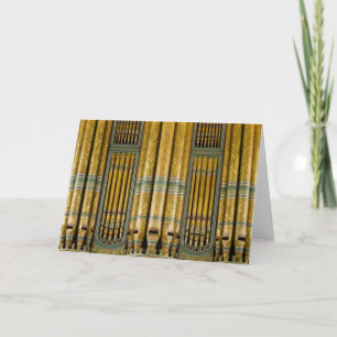 Organ Birmingham Town Hall, UK wenskaart Kaart