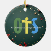 Organ Donation Awareness Ornament Holiday (Achterkant)