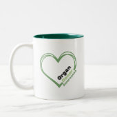 Organ Donor Awareness Ceramic Mug (Gauche)