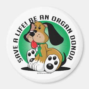 Organ Donor Dog Magneet