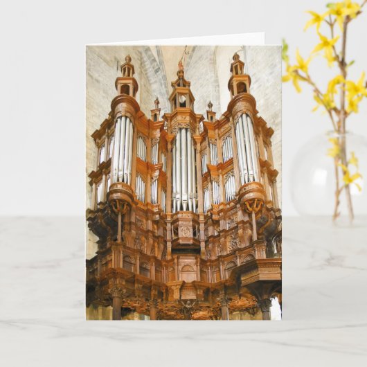 Organ in het zuidwesten van Frankrijk Kaart (Gele Bloem)