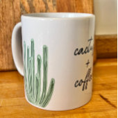 Organ Pipe Cactus Plus Koffie Waterverf Mok