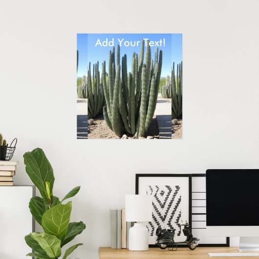 Organ Pipe Cactus Poster (Thuiskantoor)